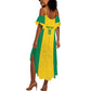 Afro Benin Football Custom Summer Maxi Dress Come On Les Guepards - African Pride