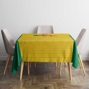 Afro Benin Football Tablecloth Come On Les Guepards - African Pride