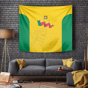 Afro Benin Football Tapestry Come On Les Guepards - African Pride