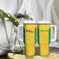 Afro Benin Football Custom Tumbler With Handle Come On Les Guepards - African Pride