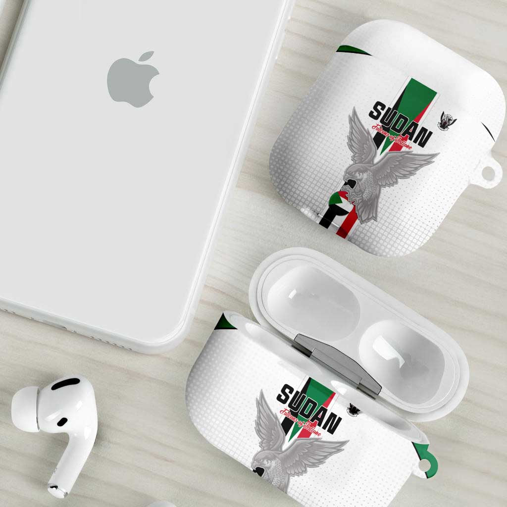 Sudan Football AirPods Case Go Champions Falcons of Jediane