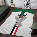 Afro Sudan Football Area Rug Come On Falcons of Jediane - African Pride