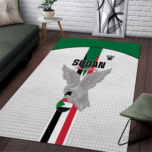 Afro Sudan Football Area Rug Come On Falcons of Jediane - African Pride