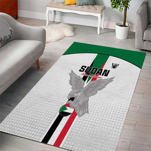 Afro Sudan Football Area Rug Come On Falcons of Jediane - African Pride