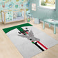 Afro Sudan Football Area Rug Come On Falcons of Jediane - African Pride