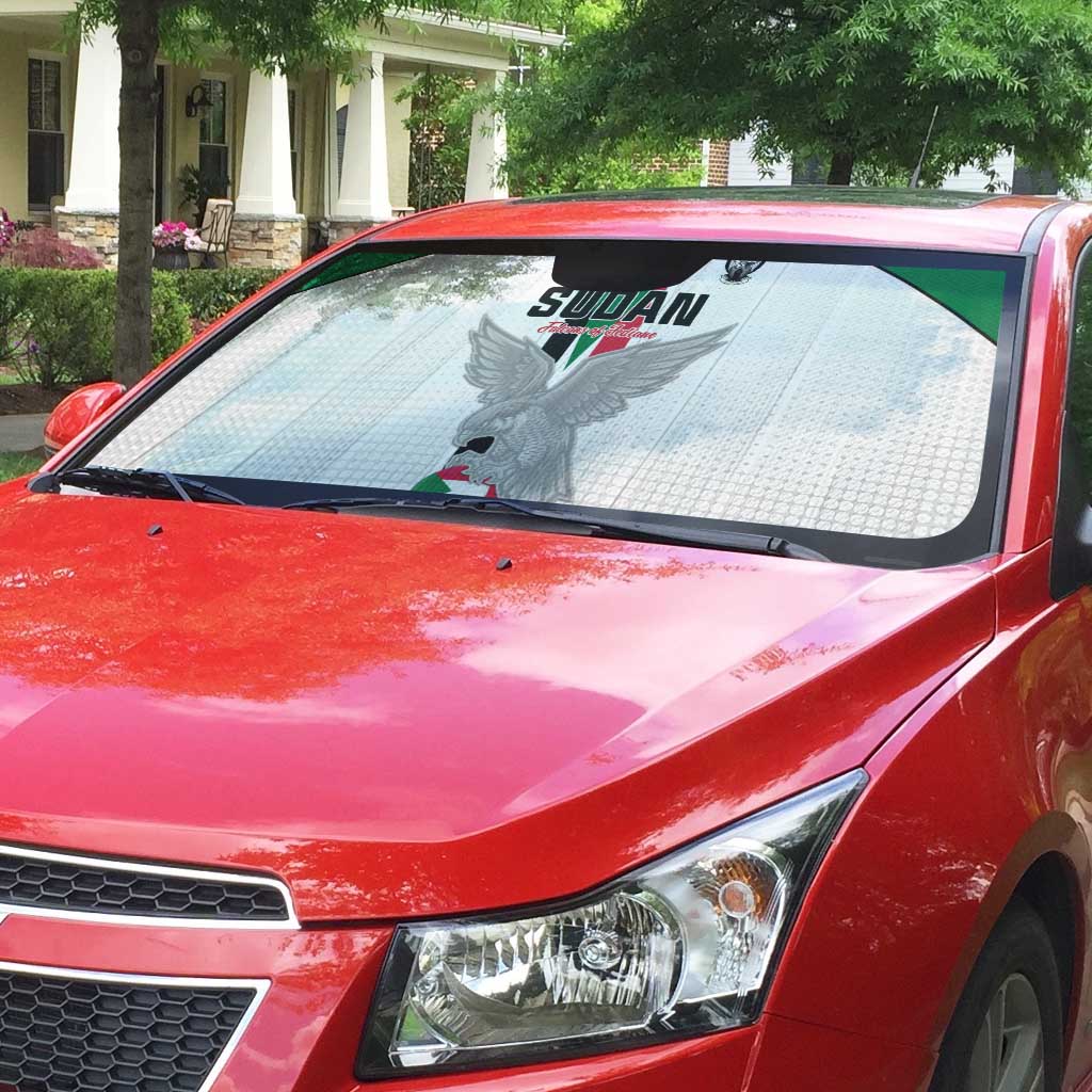 Sudan Football Auto Sun Shade Go Champions Falcons of Jediane