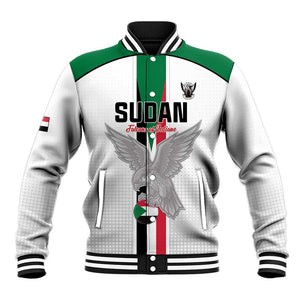 Afro Sudan Football Custom Baseball Jacket Come On Falcons of Jediane - African Pride