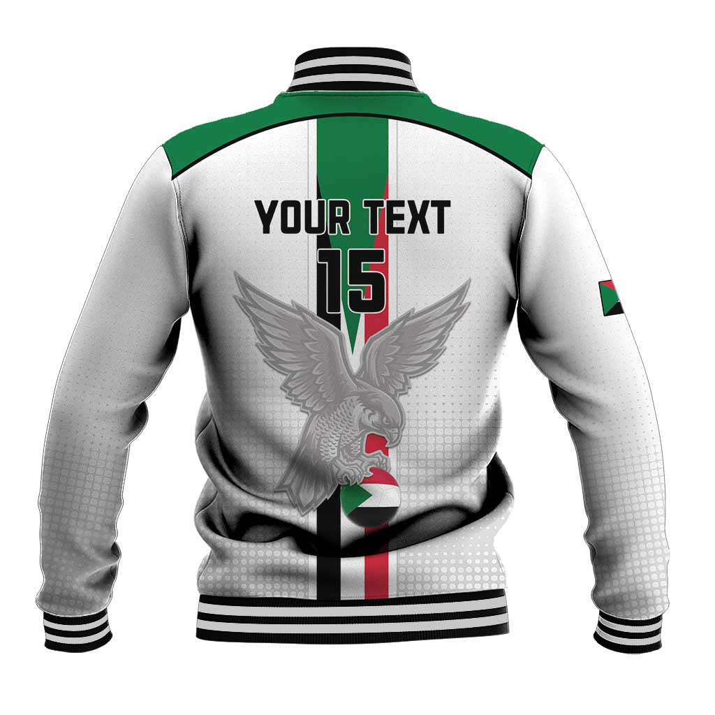 Afro Sudan Football Custom Baseball Jacket Come On Falcons of Jediane - African Pride