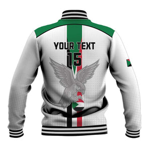 Afro Sudan Football Custom Baseball Jacket Come On Falcons of Jediane - African Pride