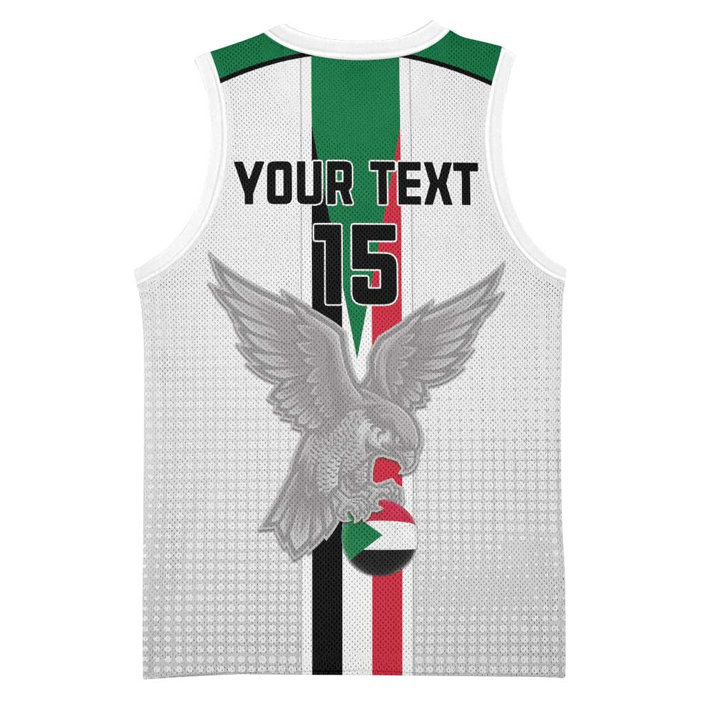 Afro Sudan Football Custom Basketball Jersey Come On Falcons of Jediane - African Pride