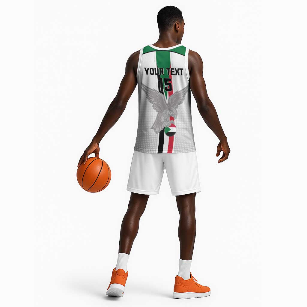 Afro Sudan Football Custom Basketball Jersey Come On Falcons of Jediane - African Pride