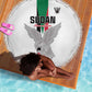 Afro Sudan Football Beach Blanket Come On Falcons of Jediane - African Pride