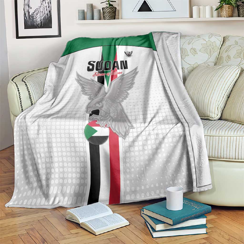 Afro Sudan Football Blanket Come On Falcons of Jediane - African Pride