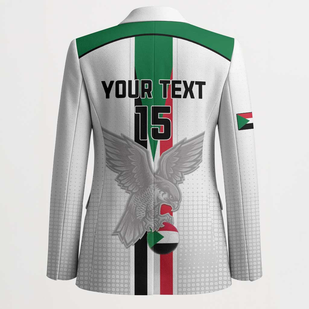 Custom Sudan Football Blazer Go Champions Falcons of Jediane