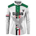 Custom Sudan Football Button Sweatshirt Go Champions Falcons of Jediane