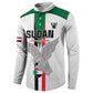 Custom Sudan Football Button Sweatshirt Go Champions Falcons of Jediane