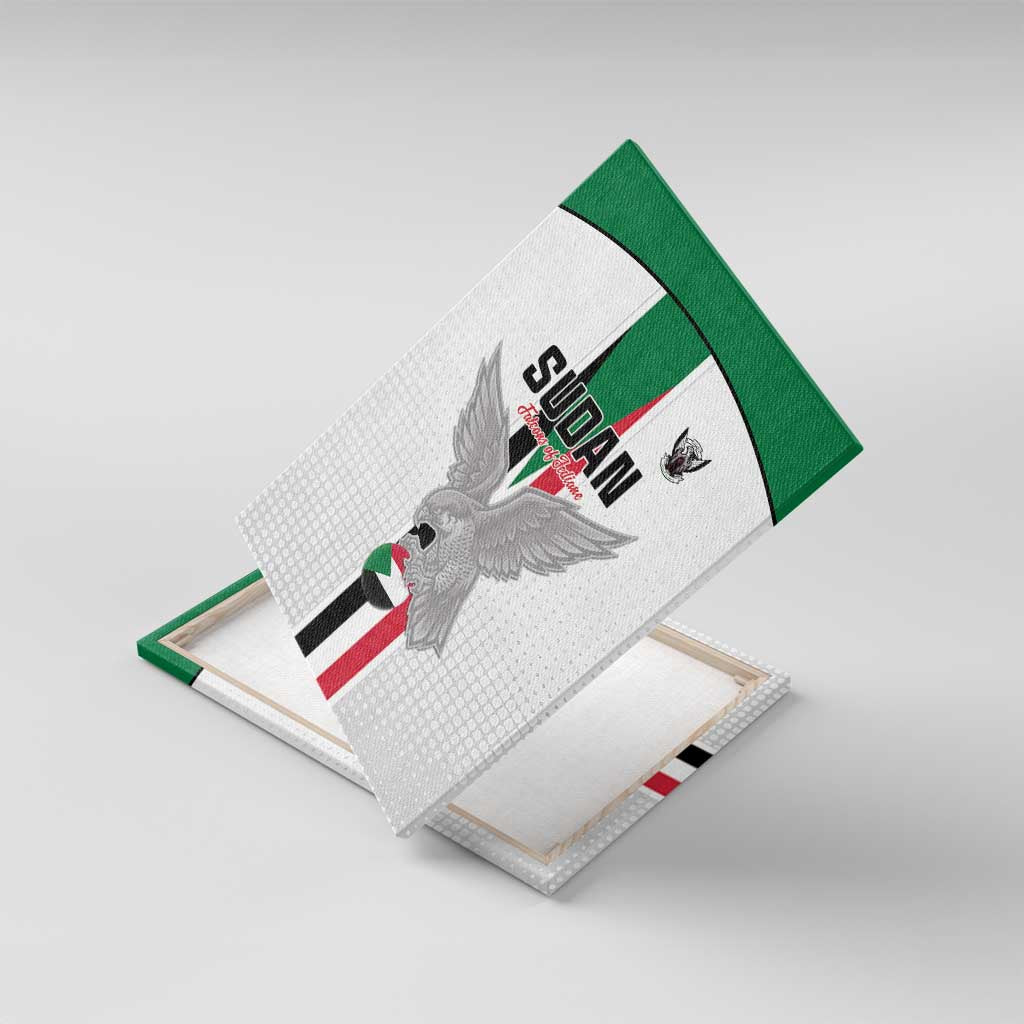 Afro Sudan Football Canvas Wall Art Come On Falcons of Jediane - African Pride