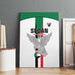 Afro Sudan Football Canvas Wall Art Come On Falcons of Jediane - African Pride