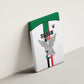 Afro Sudan Football Canvas Wall Art Come On Falcons of Jediane - African Pride