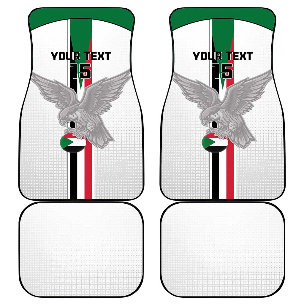 Afro Sudan Football Custom Car Mats Come On Falcons of Jediane - African Pride