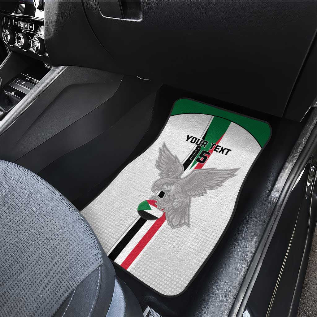 Afro Sudan Football Custom Car Mats Come On Falcons of Jediane - African Pride
