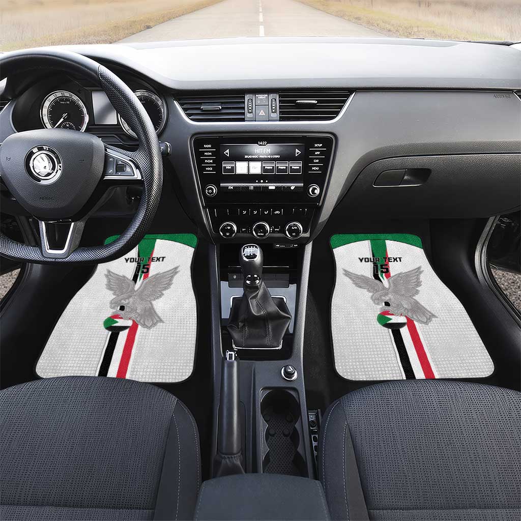 Afro Sudan Football Custom Car Mats Come On Falcons of Jediane - African Pride