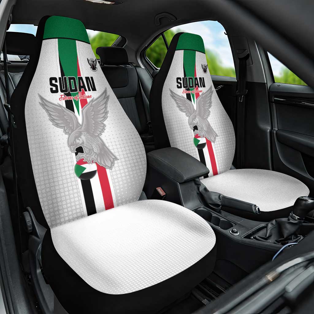 Afro Sudan Football Car Seat Cover Come On Falcons of Jediane - African Pride