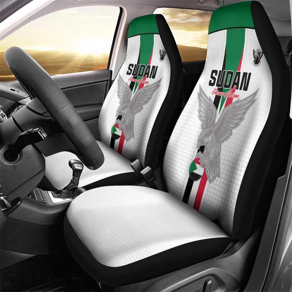 Afro Sudan Football Car Seat Cover Come On Falcons of Jediane - African Pride