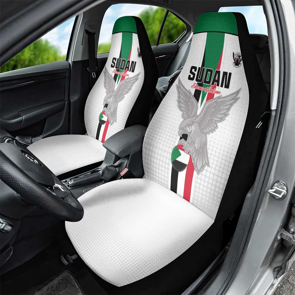 Afro Sudan Football Car Seat Cover Come On Falcons of Jediane - African Pride