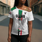 Custom Sudan Football Cross Shoulder Shirt Go Champions Falcons of Jediane