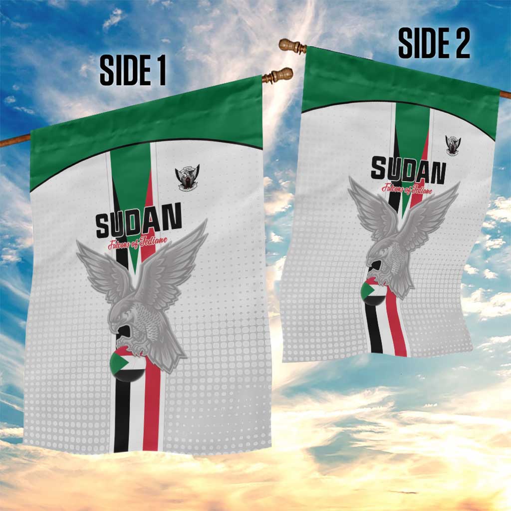 Afro Sudan Football Garden Flag Come On Falcons of Jediane - African Pride