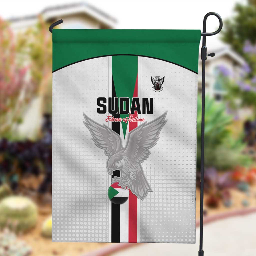 Afro Sudan Football Garden Flag Come On Falcons of Jediane - African Pride