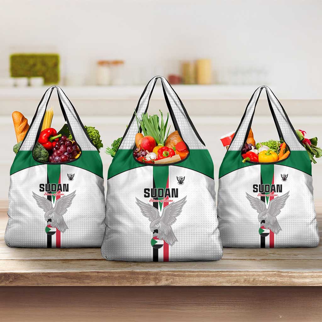 Afro Sudan Football Grocery Bag Come On Falcons of Jediane - African Pride