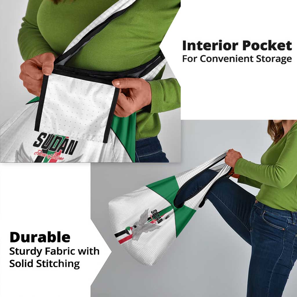 Afro Sudan Football Grocery Bag Come On Falcons of Jediane - African Pride