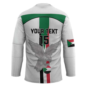 Custom Sudan Football Hockey Jersey Go Champions Falcons of Jediane