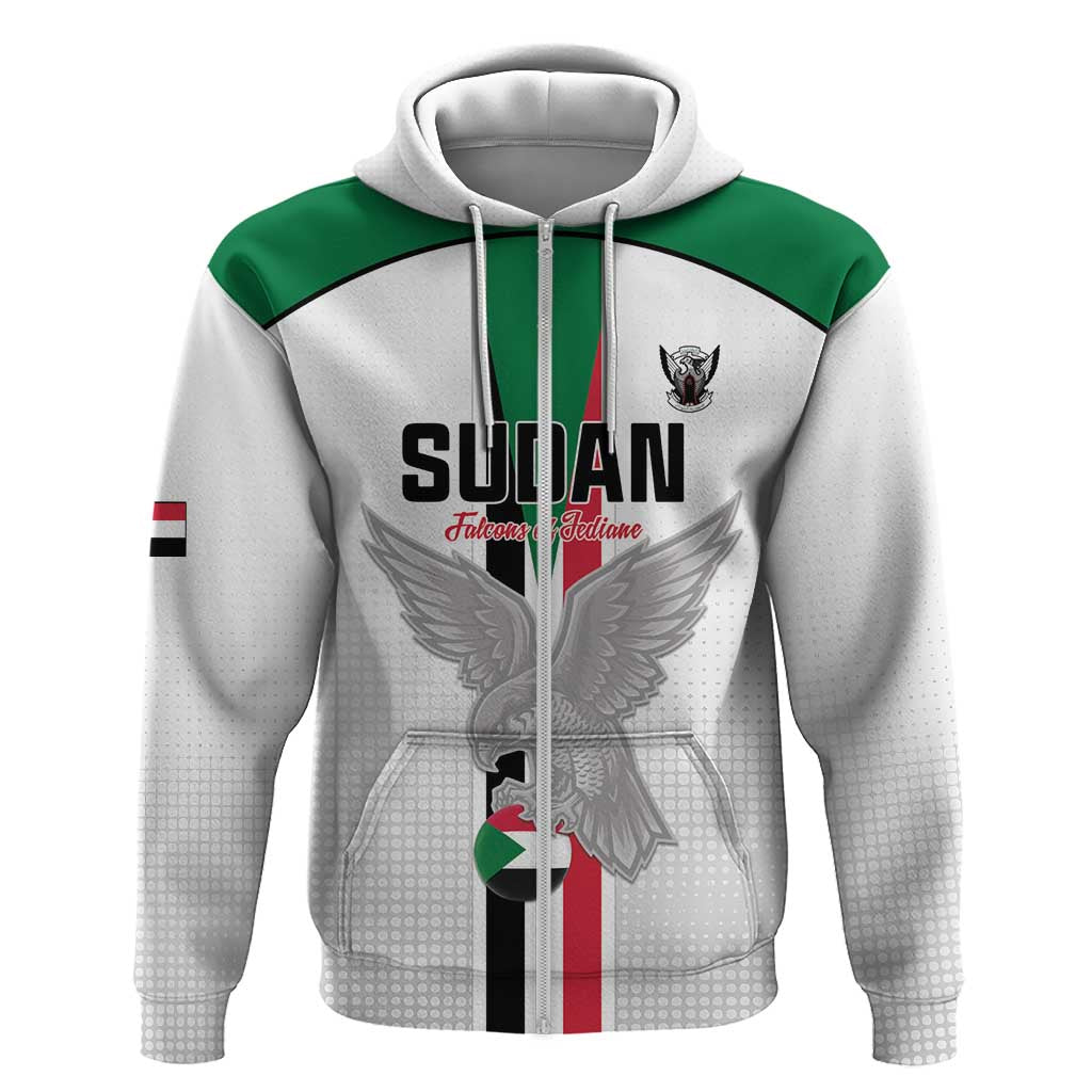 Afro Sudan Football Custom Hoodie Come On Falcons of Jediane - African Pride