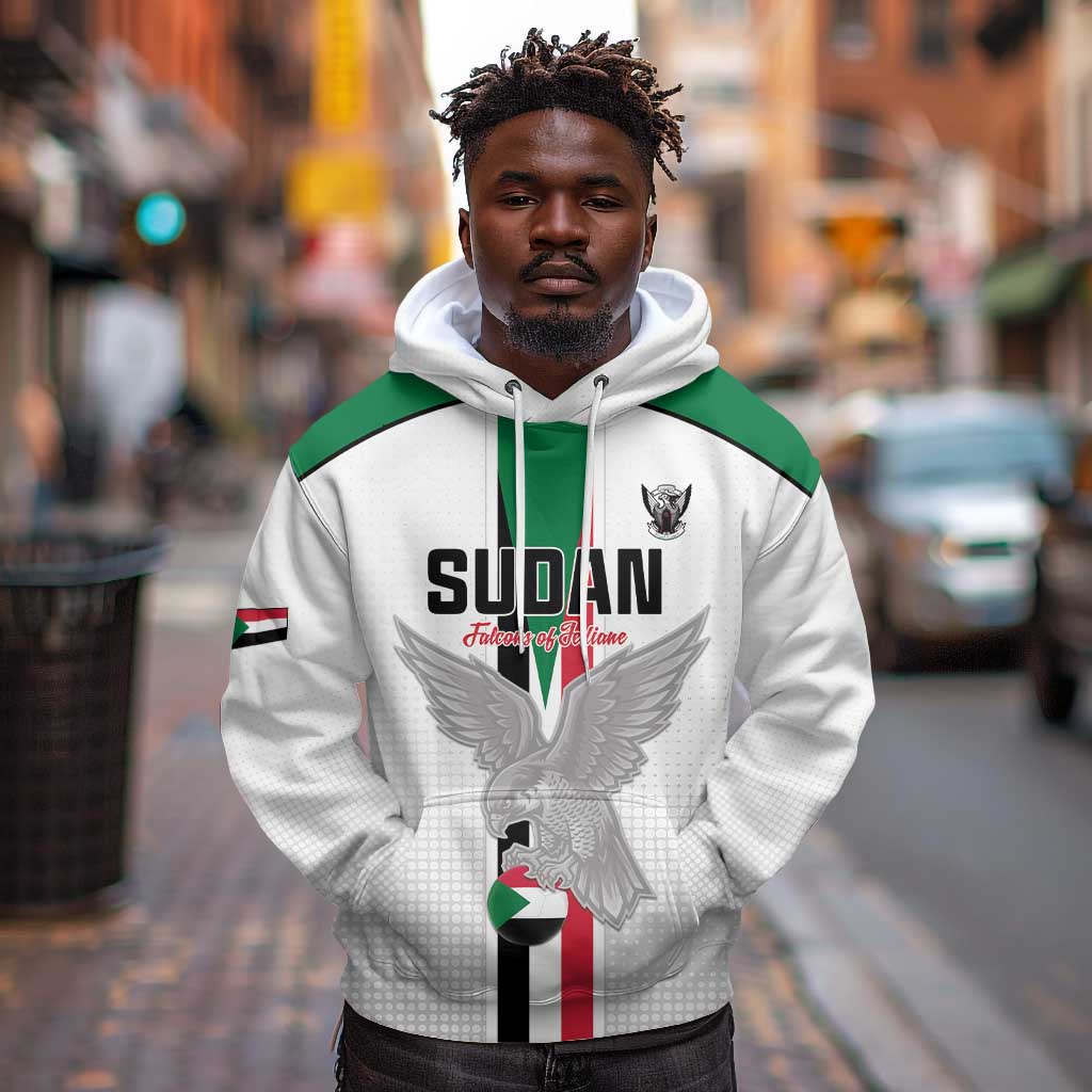 Afro Sudan Football Custom Hoodie Come On Falcons of Jediane - African Pride