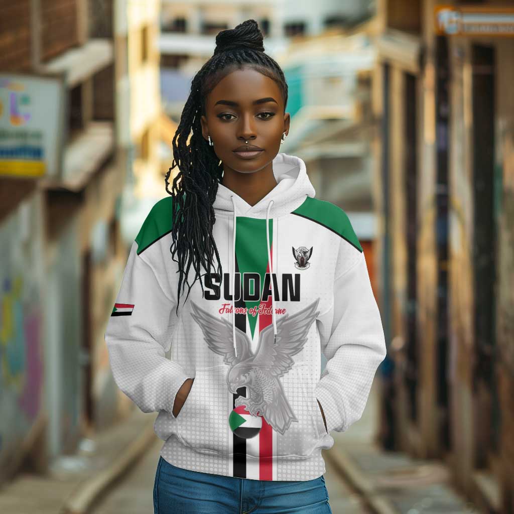 Afro Sudan Football Custom Hoodie Come On Falcons of Jediane - African Pride
