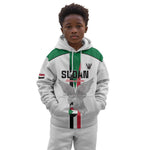 Afro Sudan Football Custom Kid Hoodie Come On Falcons of Jediane - African Pride