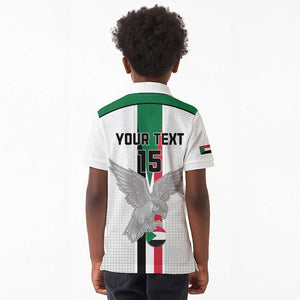 Afro Sudan Football Custom Kid Polo Shirt Come On Falcons of Jediane - African Pride