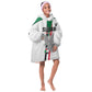 Afro Sudan Football Custom Kid Wearable Blanket Hoodie Come On Falcons of Jediane - African Pride