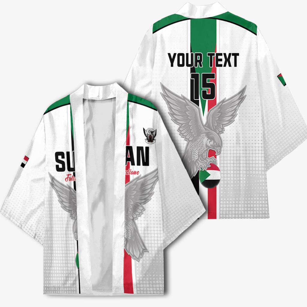 Custom Sudan Football Kimono Go Champions Falcons of Jediane