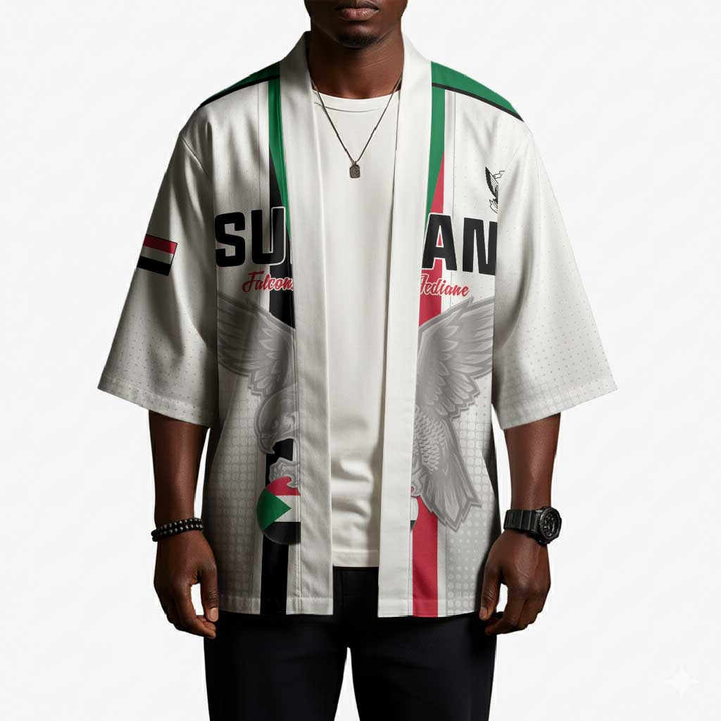 Custom Sudan Football Kimono Go Champions Falcons of Jediane