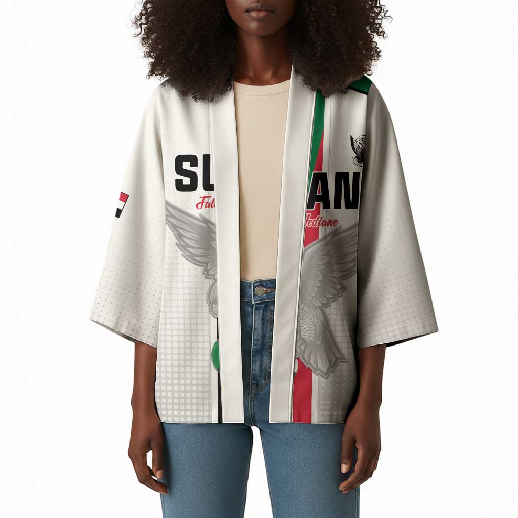 Custom Sudan Football Kimono Go Champions Falcons of Jediane