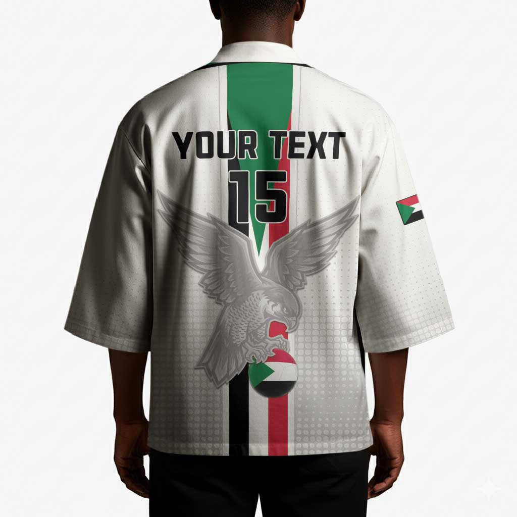 Custom Sudan Football Kimono Go Champions Falcons of Jediane