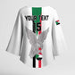 Custom Sudan Football Kimono Sleeve Blouse Go Champions Falcons of Jediane