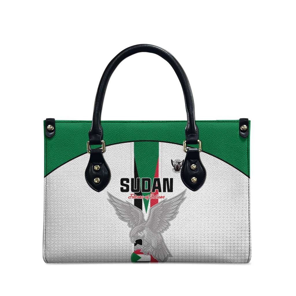 Sudan Football Leather Bag Go Champions Falcons of Jediane