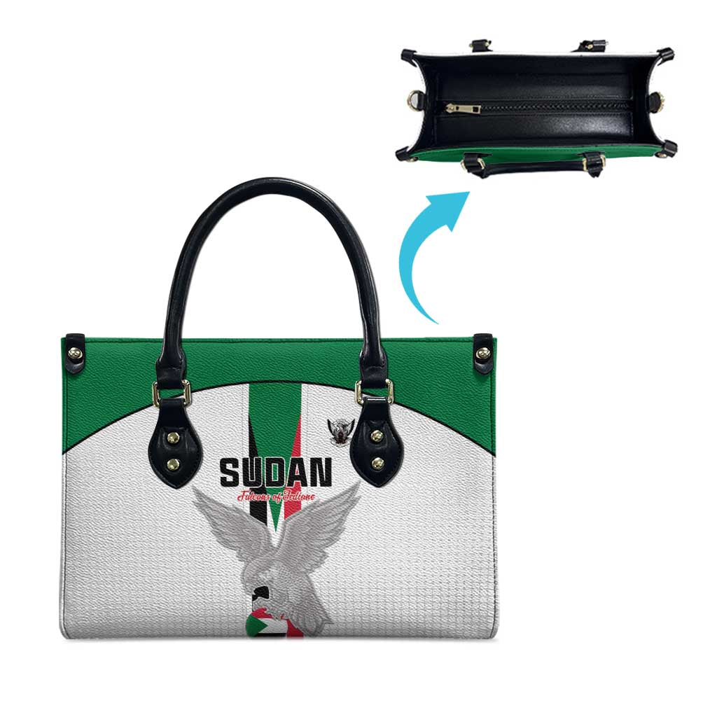 Sudan Football Leather Bag Go Champions Falcons of Jediane