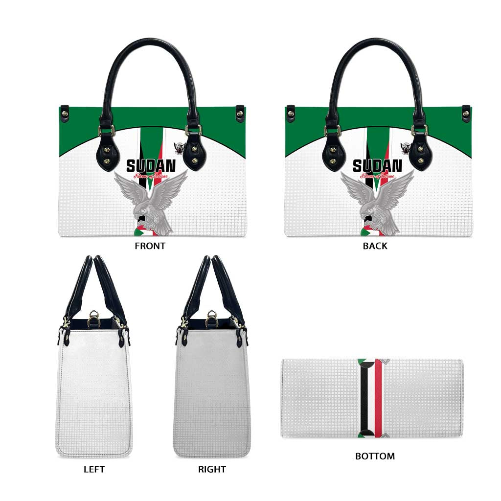 Sudan Football Leather Bag Go Champions Falcons of Jediane
