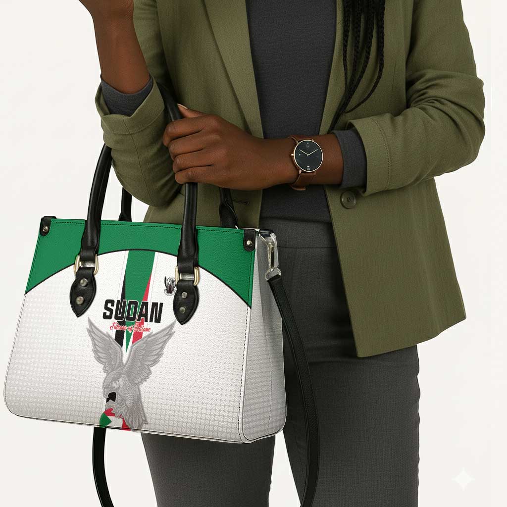 Sudan Football Leather Bag Go Champions Falcons of Jediane